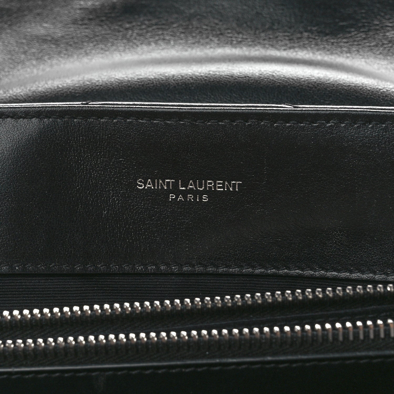 Saint Laurent Calfskin Y Quilted Monogram Medium Loulou Chain Satchel Black 6 of 13