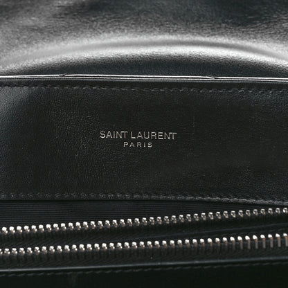 Saint Laurent Calfskin Y Quilted Monogram Medium Loulou Chain Satchel Black 6 of 13
