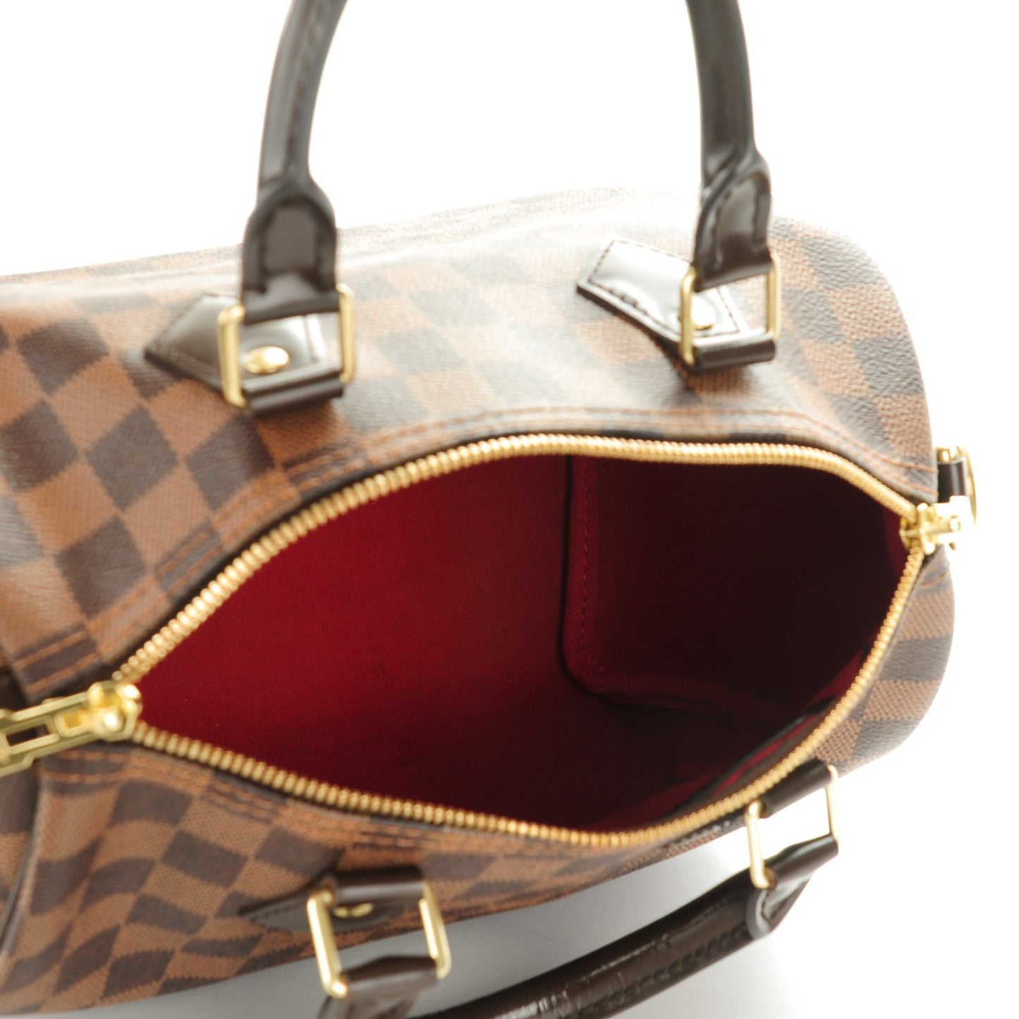 Damier Ebene Speedy Bandouliere 25
