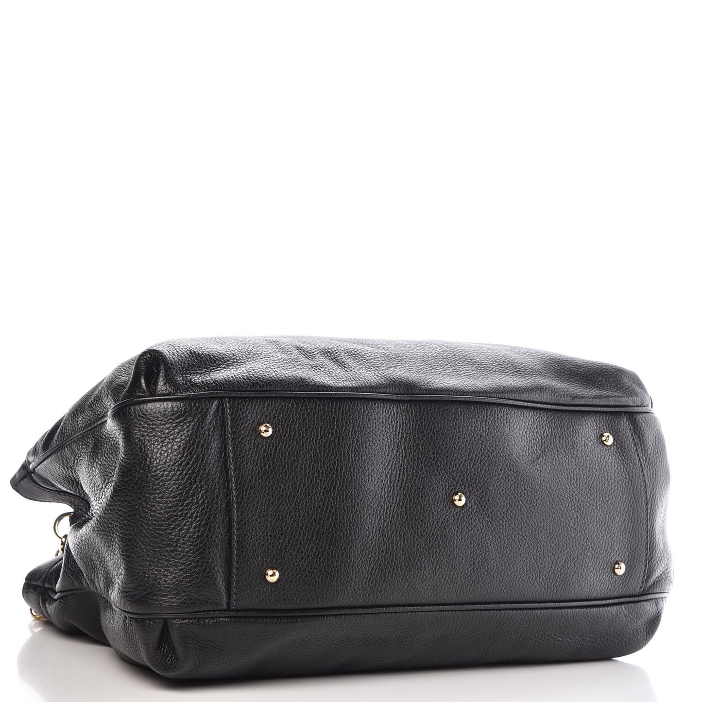 Calfskin Key Zip Tote Black