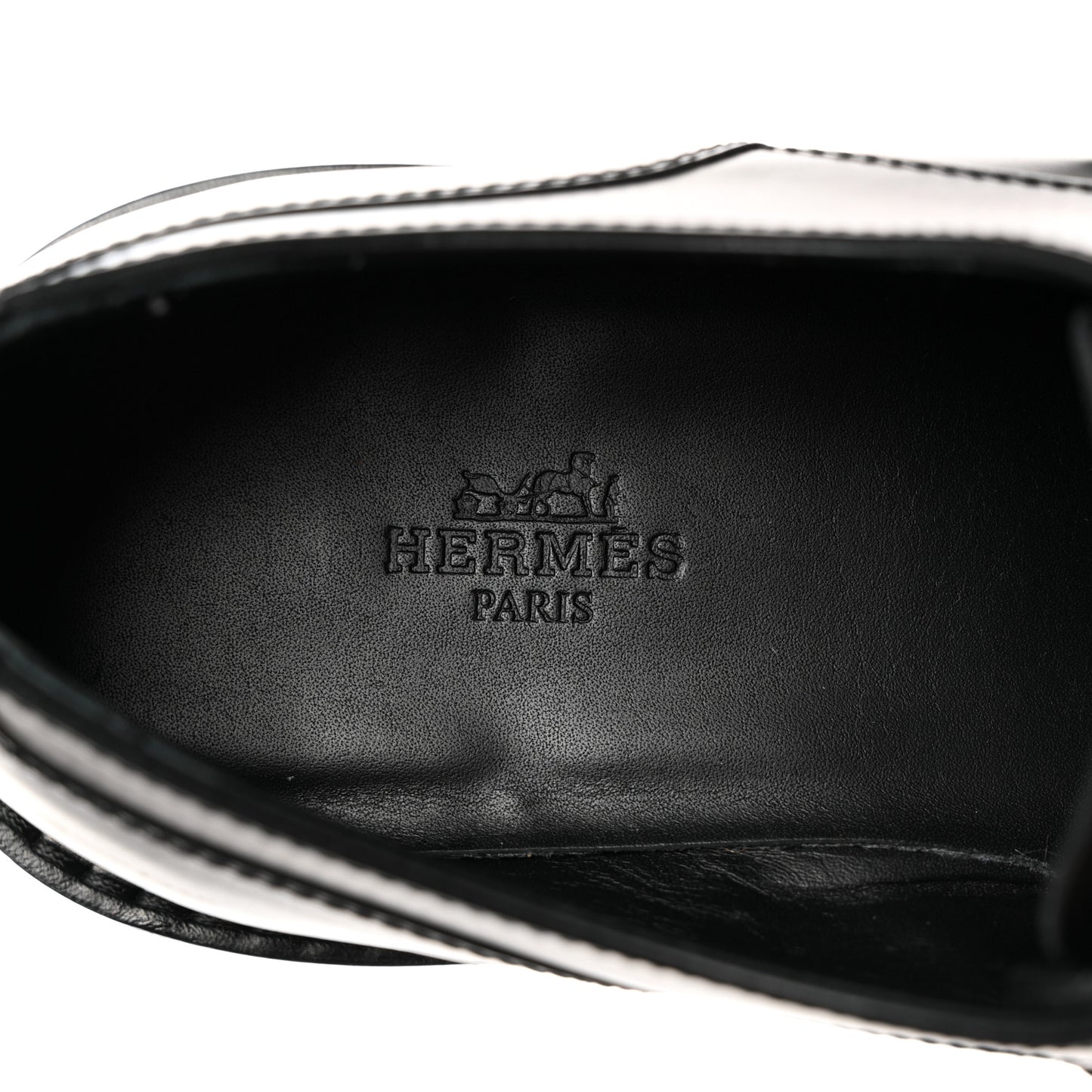 Glossed Calfskin First Oxford 39 Black