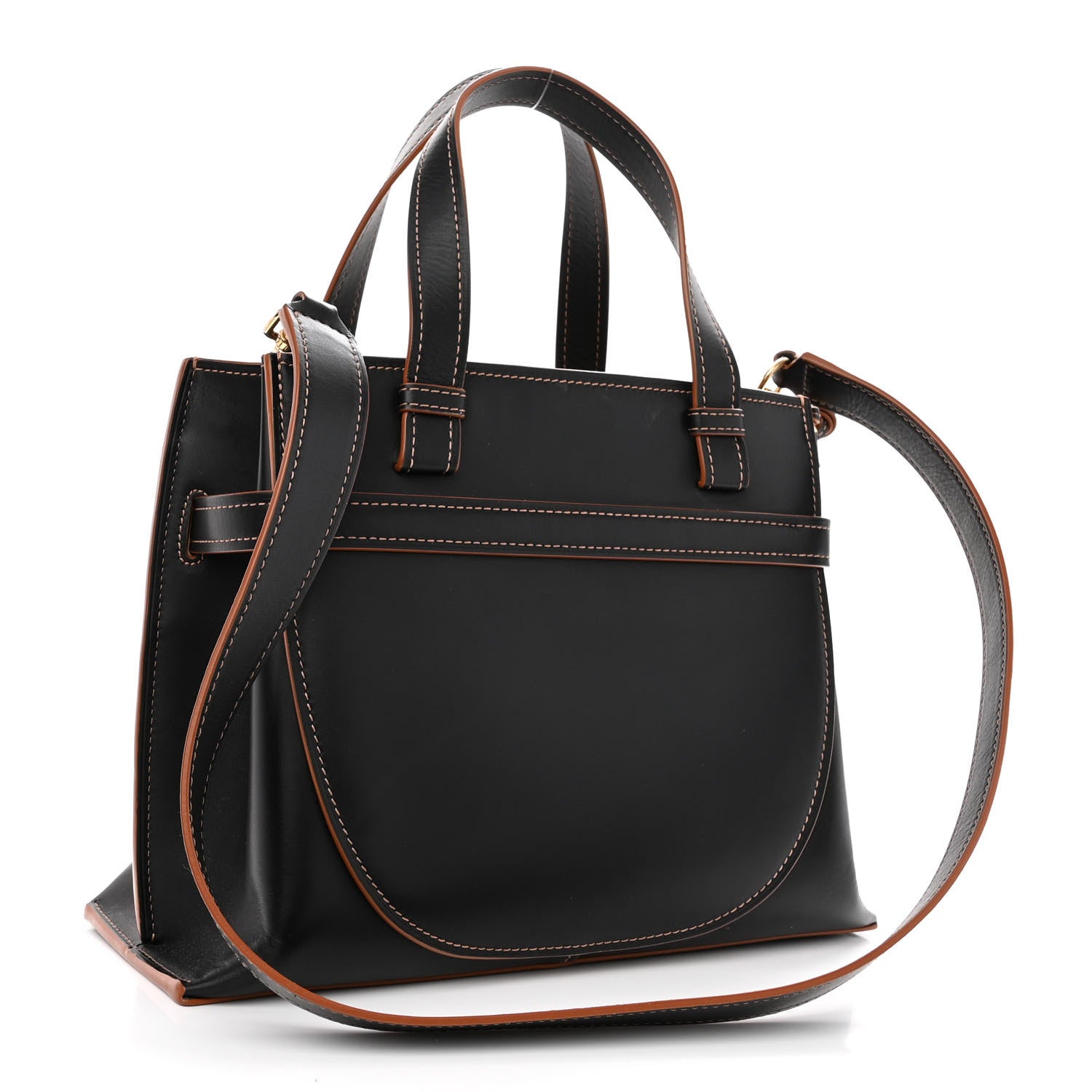 Loewe Calfskin Medium Gate Tote Black 3 of 9