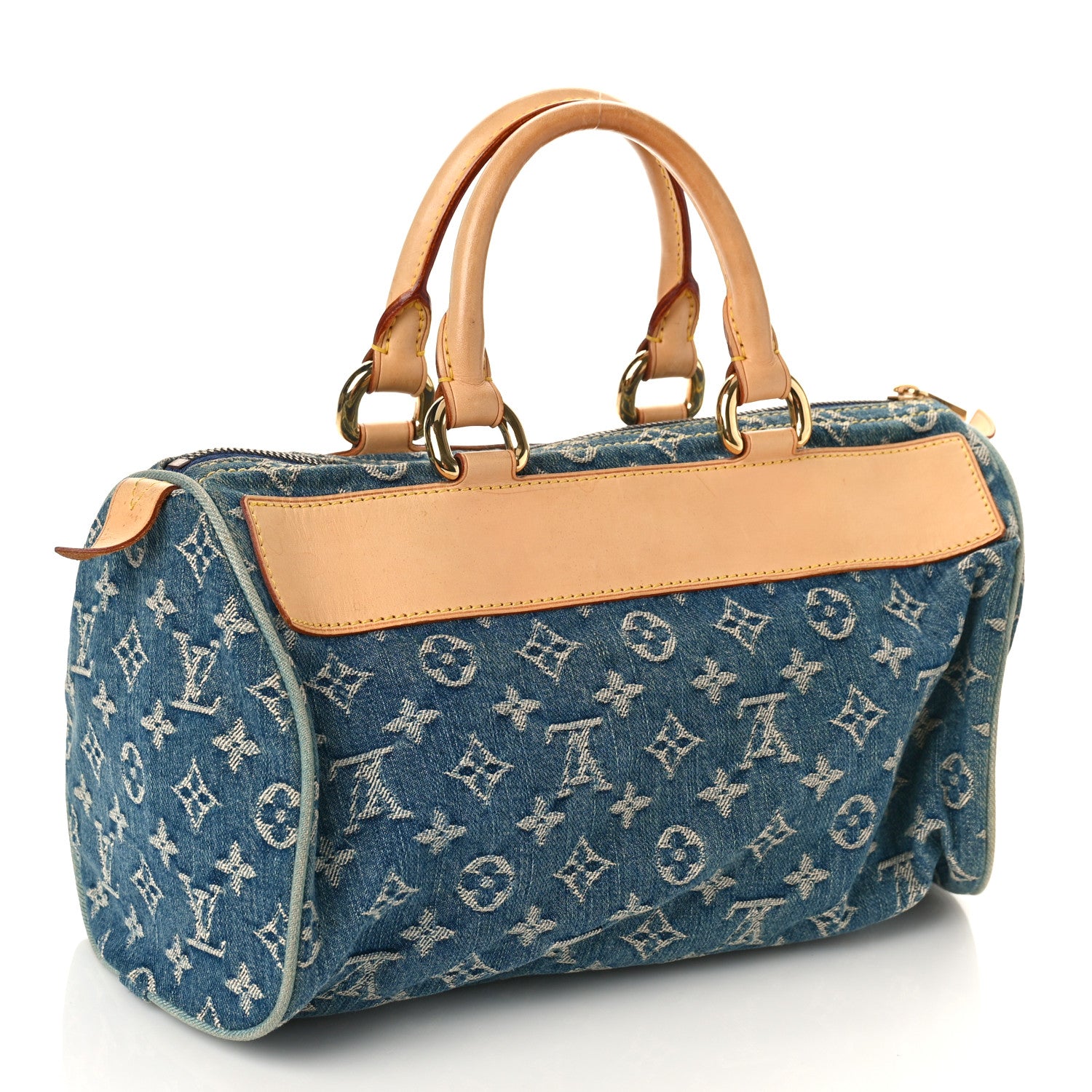 Louis Vuitton Monogram Denim Neo Speedy Blue 3 of 10