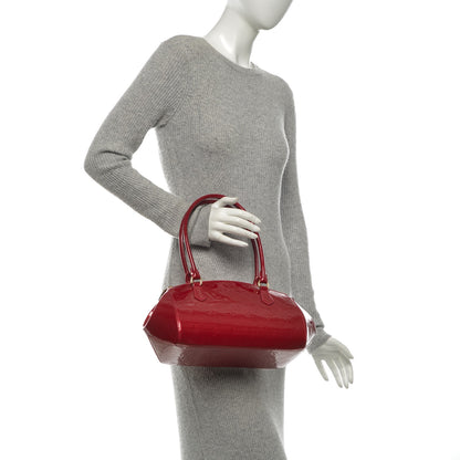 Louis Vuitton Vernis Sherwood PM Pomme D'Amour 2 of 8