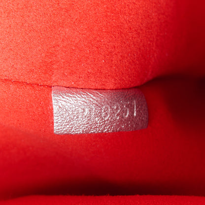 Louis Vuitton Metallic Lambskin Embossed Monogram Coussin PM Silver 9 of 14