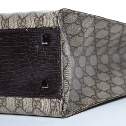 Gucci GG Plus Monogram Small Vertical Tote Dark Brown 11 of 16