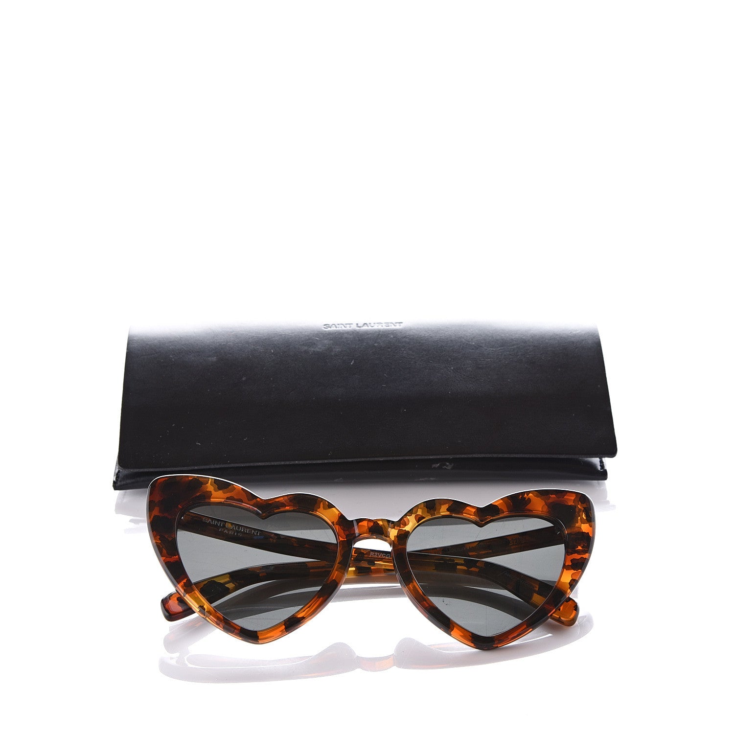 Saint Laurent Acetate Heart Frame Loulou SL181 Sunglasses Tortoise 11 of 11