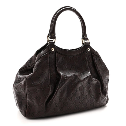 Gucci Guccissima Medium Sukey Tote Chocolate 3 of 10