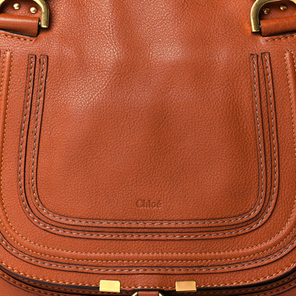 Chloe Calfskin Medium Marcie Satchel Tan 8 of 10