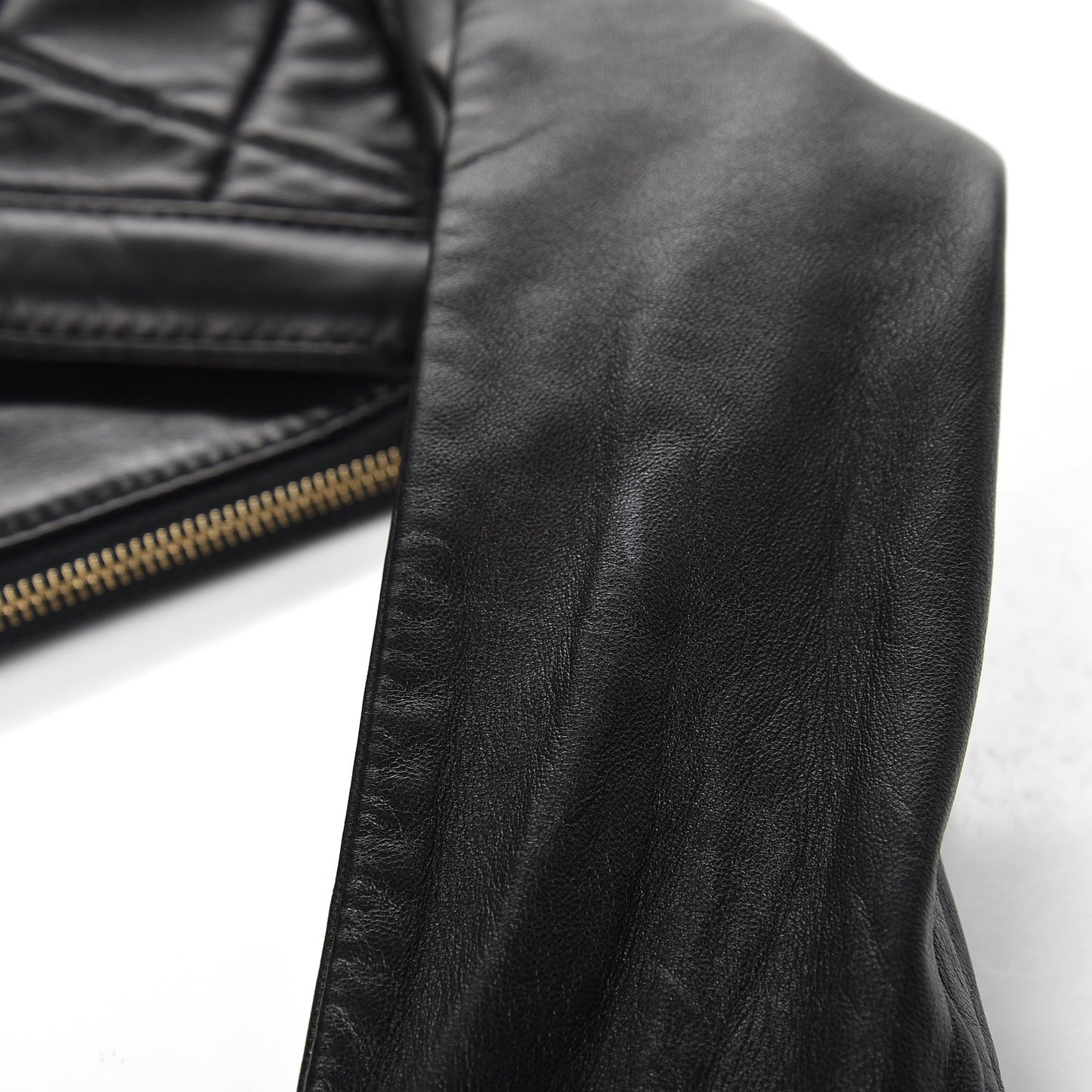 Lambskin Quilted Large Girl Bag Black
