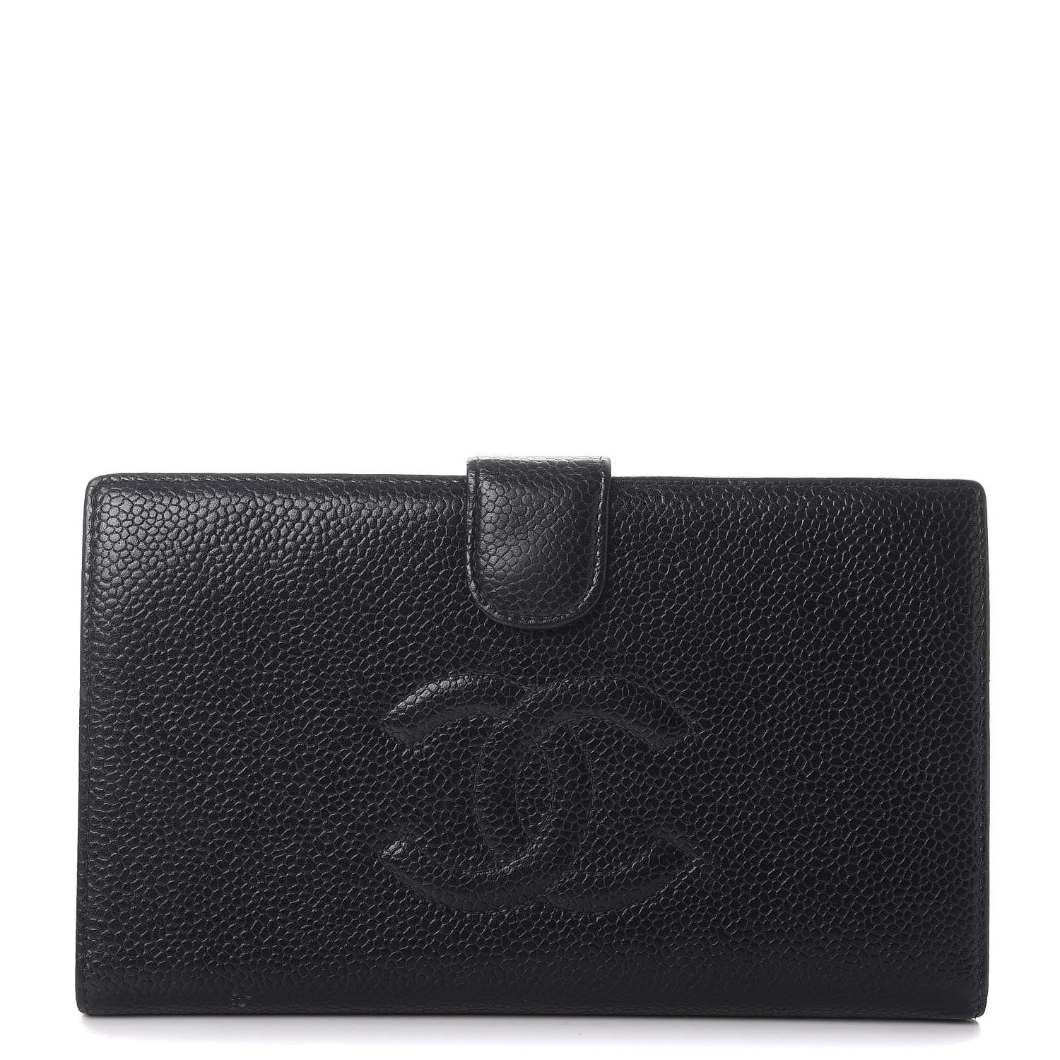 Chanel Caviar Timeless CC French Wallet Black 1 of 11