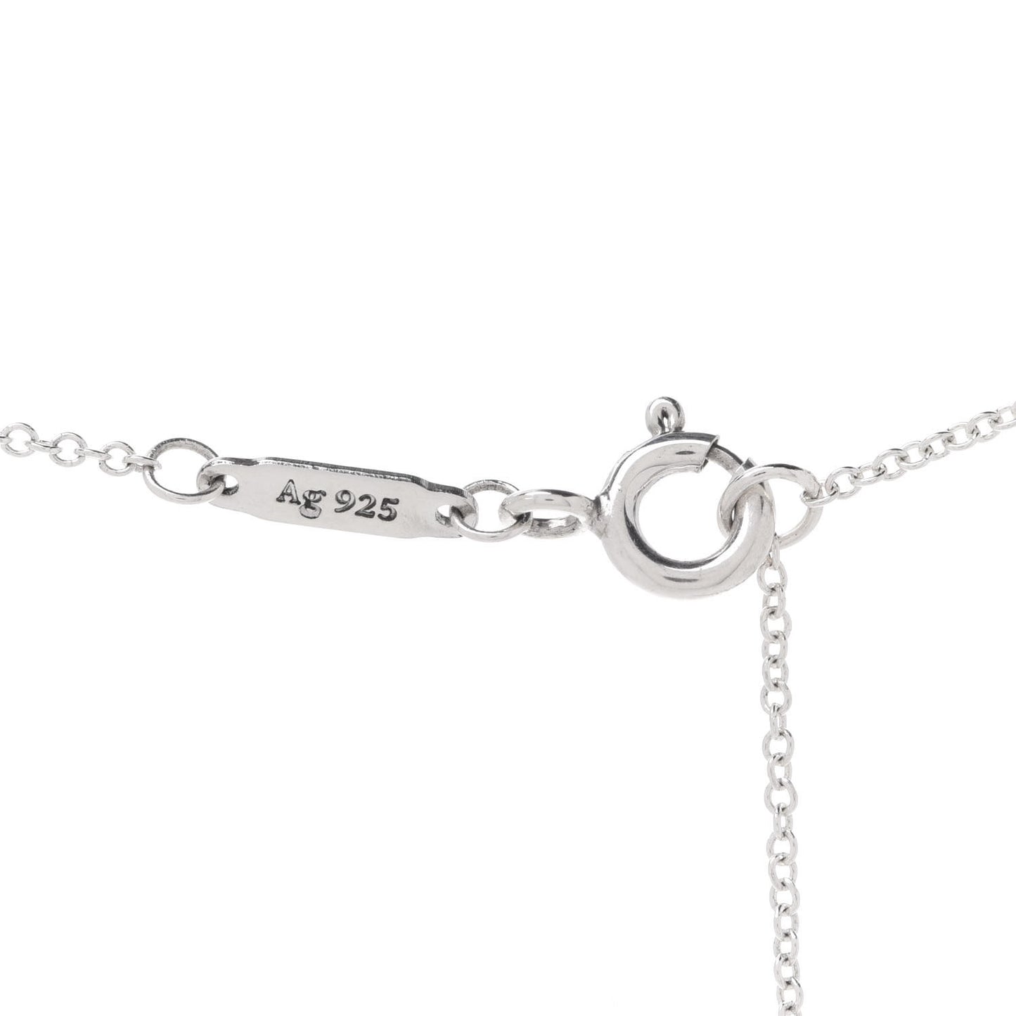 Sterling Silver Small T Smile Pendant Necklace