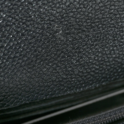 Chanel Metallic Caviar Quilted Small Flap Wallet Charcoal 10 of 10