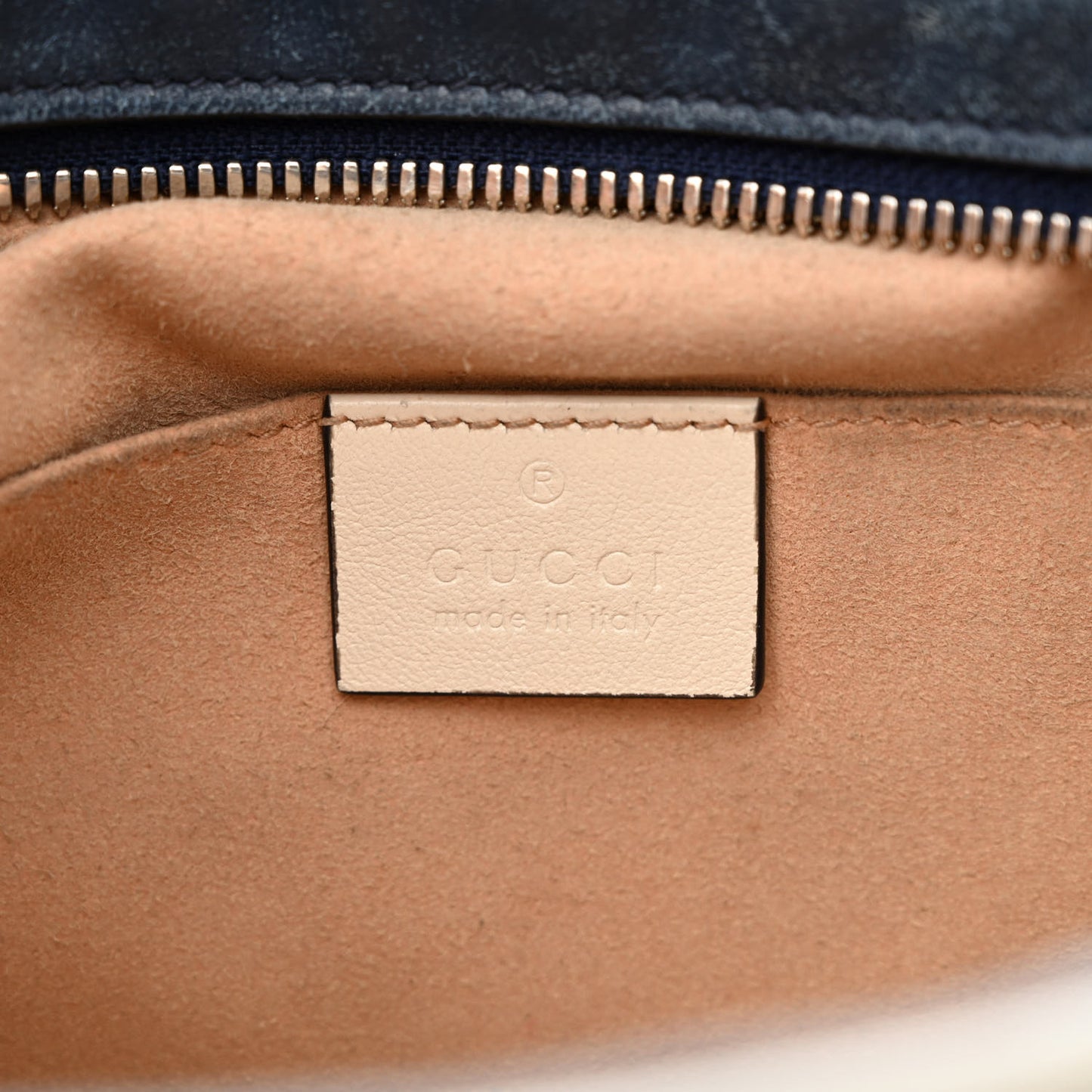 Vintage Effect Calfskin Matelasse Diagonal Small Torchon GG Marmont Chain Shoulder Bag Blue Agata Mystic White