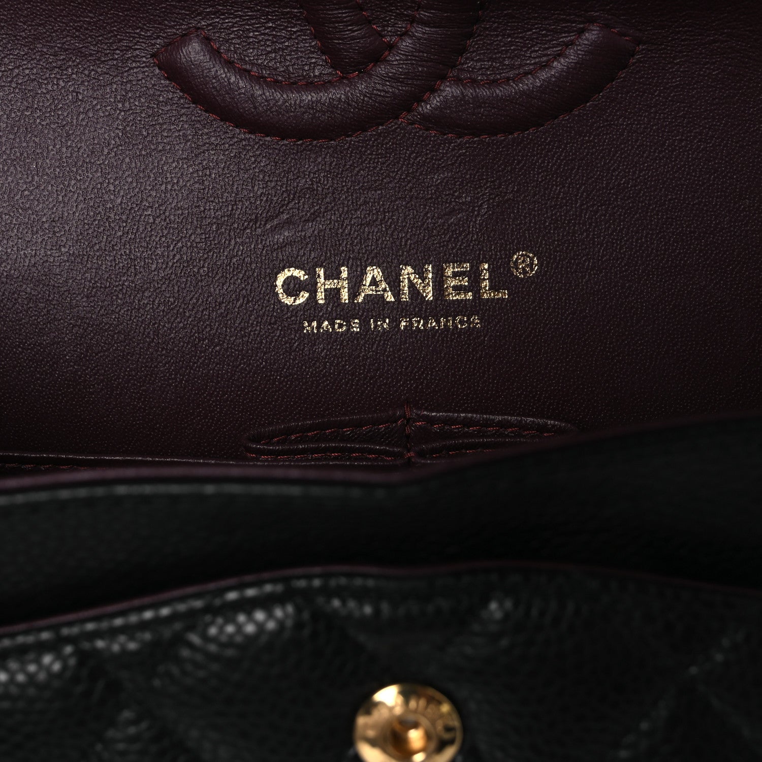 Chanel Caviar Quilted Medium Double Flap Black 6 of 15