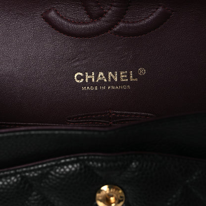 Chanel Caviar Quilted Medium Double Flap Black 6 of 15