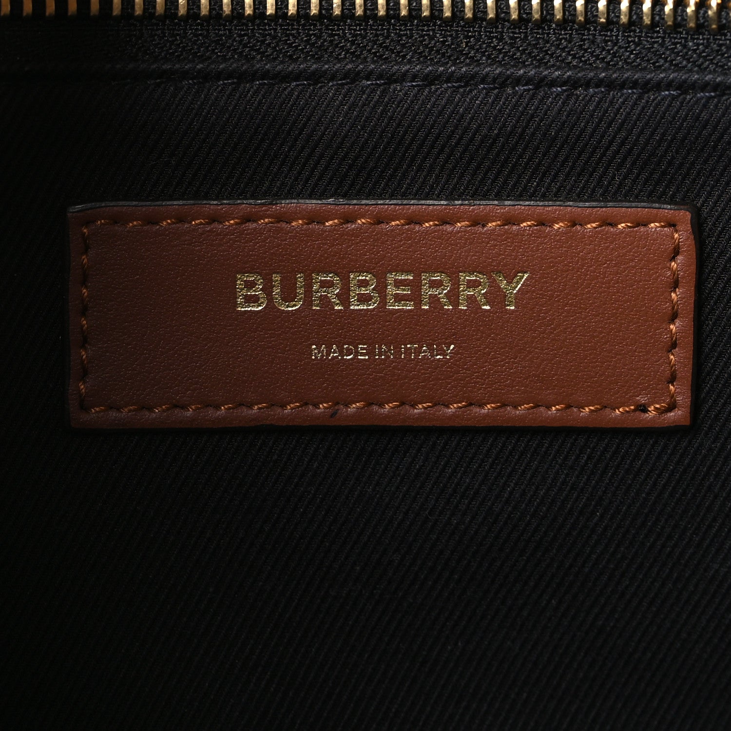 Burberry E-Canvas Monogram Camera Bag Bridle Brown 6 of 8