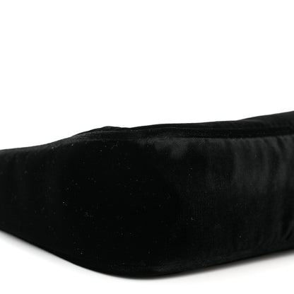 Prada Velvet Nappa Mini Re-Edition Shoulder Bag Black 10 of 12