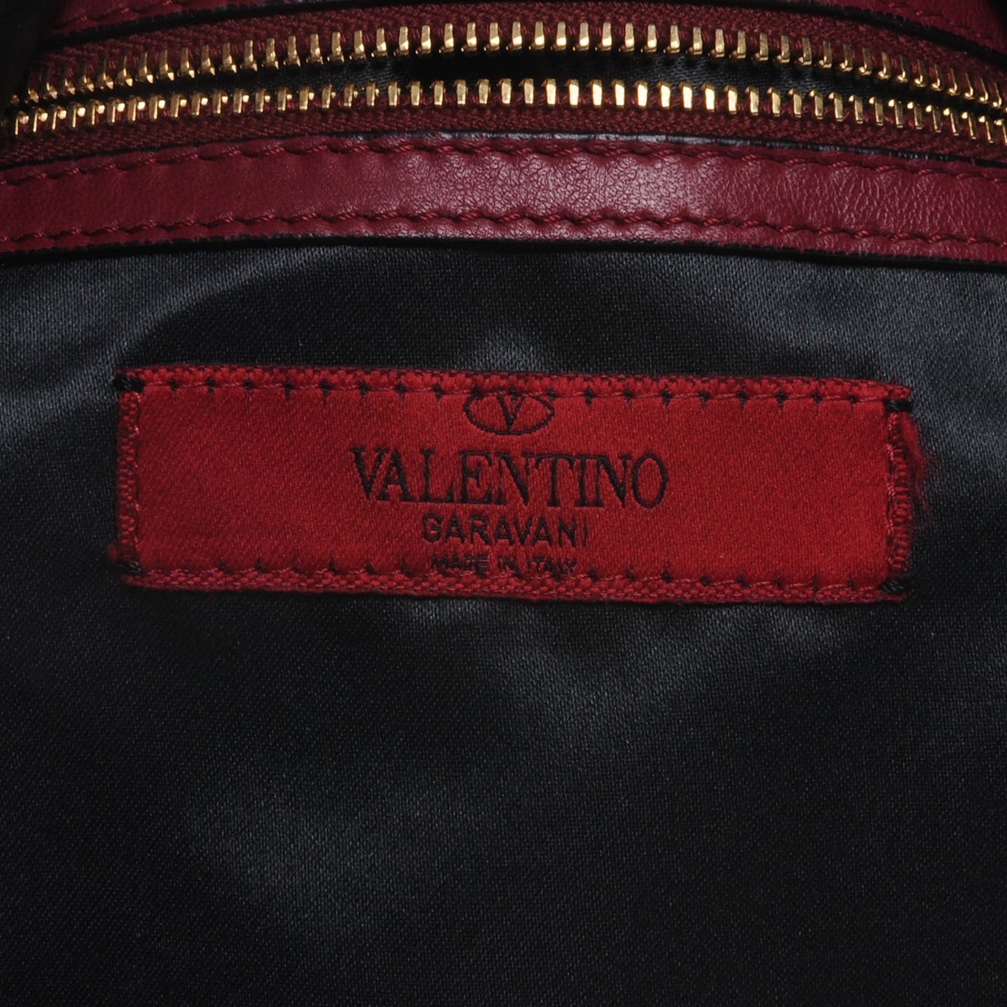 Nappa 360 Bow Hobo Burgundy