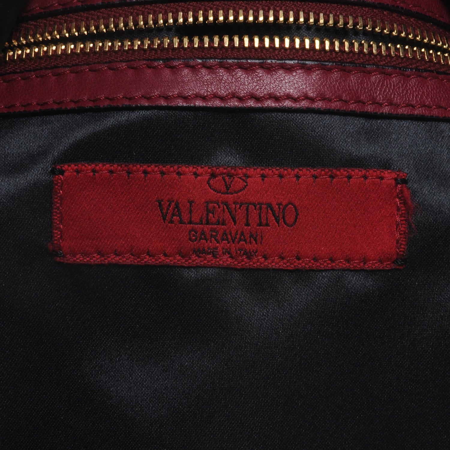 Valentino Garavani Nappa 360 Bow Hobo Burgundy 5 of 6