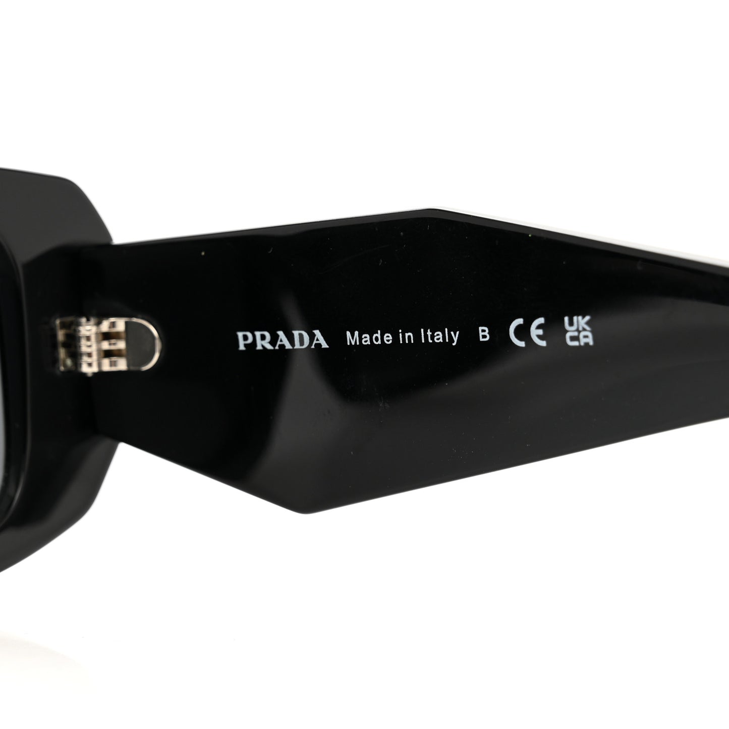 Acetate Symbole Sunglasses SPR 17W Black
