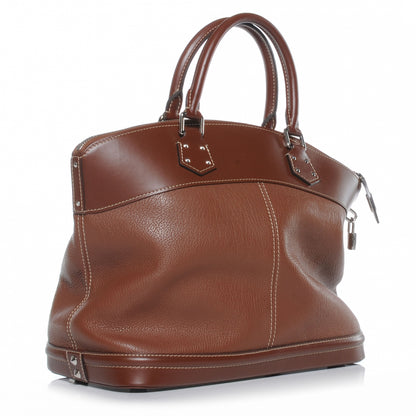 Louis Vuitton Suhali Lockit MM Sienne 3 of 11
