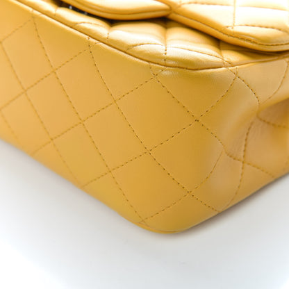 Chanel Lambskin Quilted Mini Square Flap Yellow 6 of 9