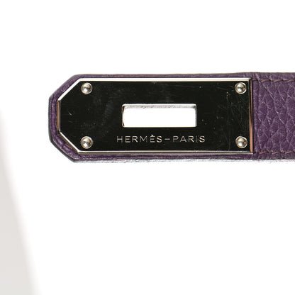 Hermes Taurillon Clemence Jypsiere 34 Ultraviolet 24 of 25