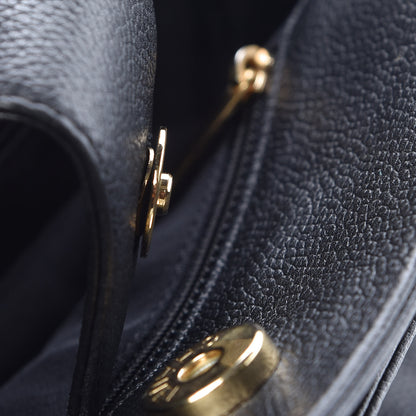 Chanel Calfskin Small Cerf Executive Shopper Tote Black 9 of 14