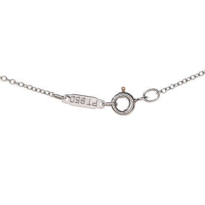Tiffany Platinum Diamond .17ct Solitaire Pendant Necklace 5 of 5