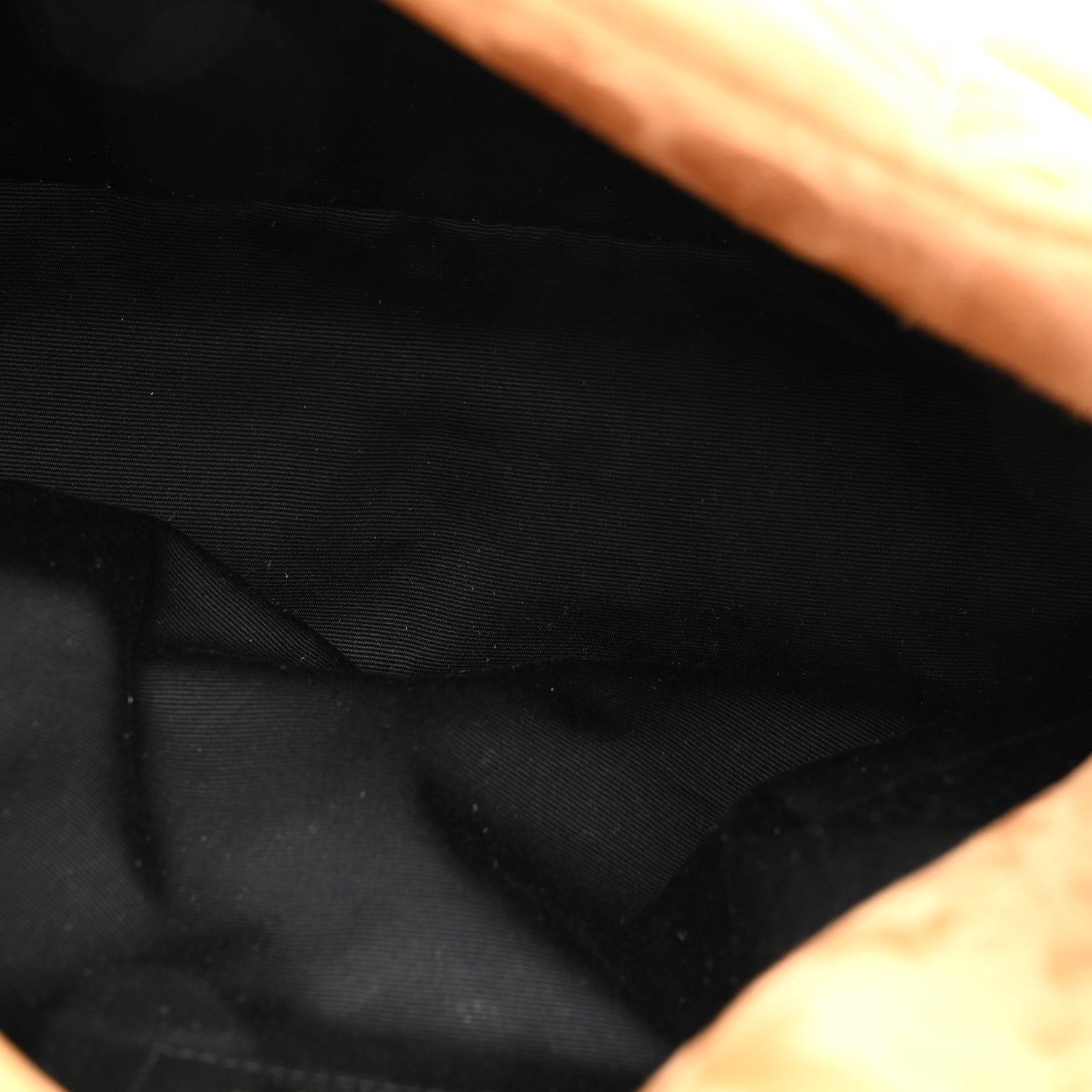 Saint Laurent Suede Calfskin Quilted Small Loulou Puffer Monogram Chain Satchel Cinnamon 5 of 10