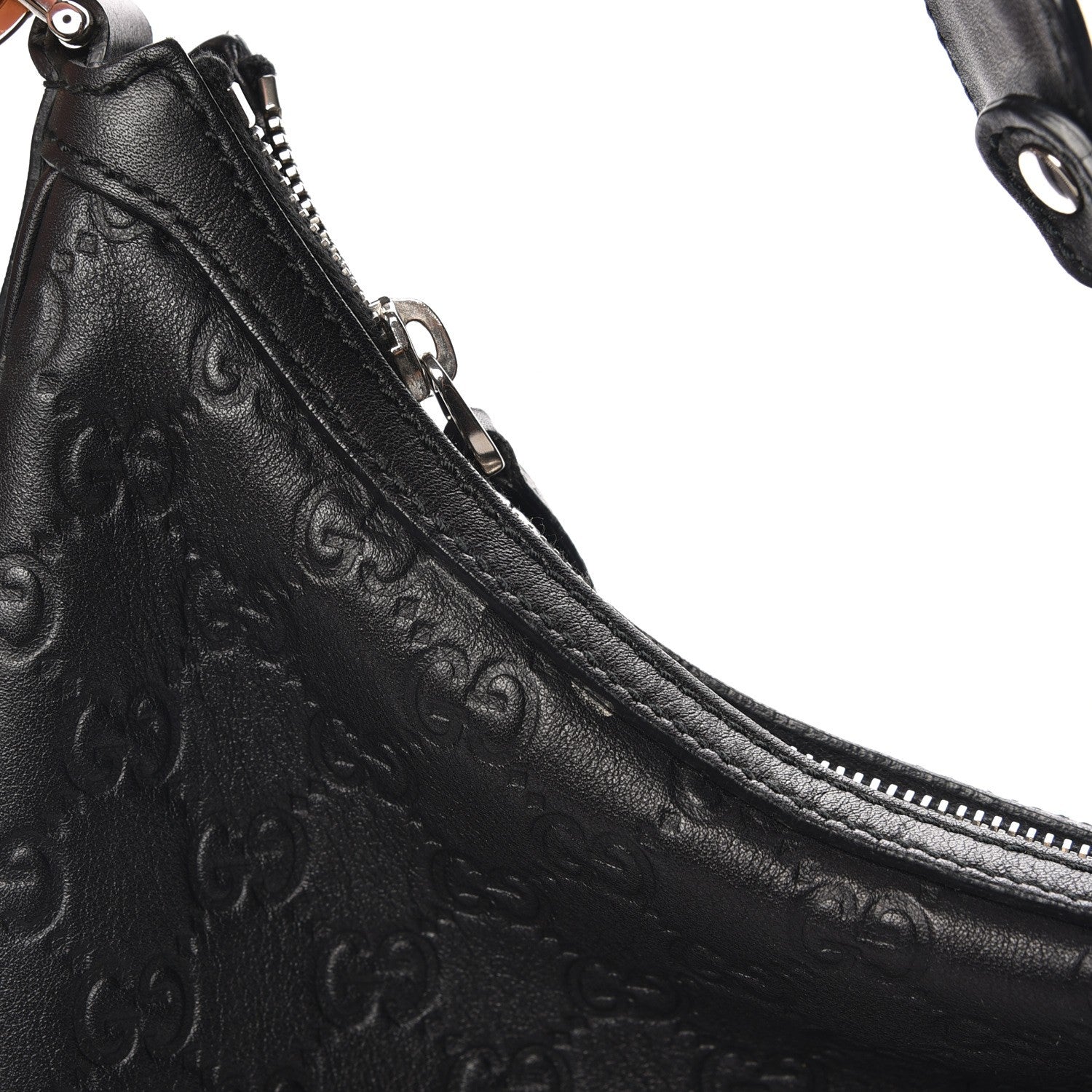 Gucci Guccissima Medium GG Twins Hobo Black 9 of 9