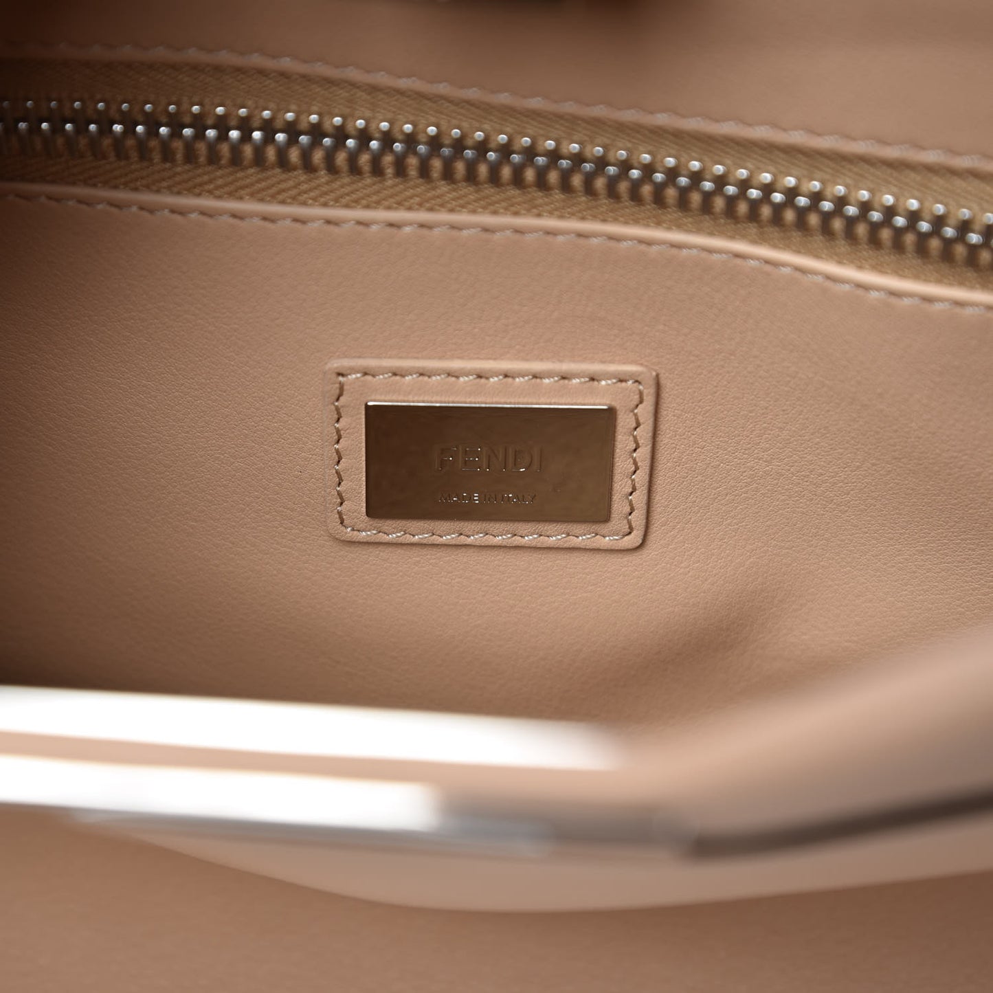 Vitello Seta Century Nappa Whipstitch Medium Peekaboo Iconic Satchel Makeup