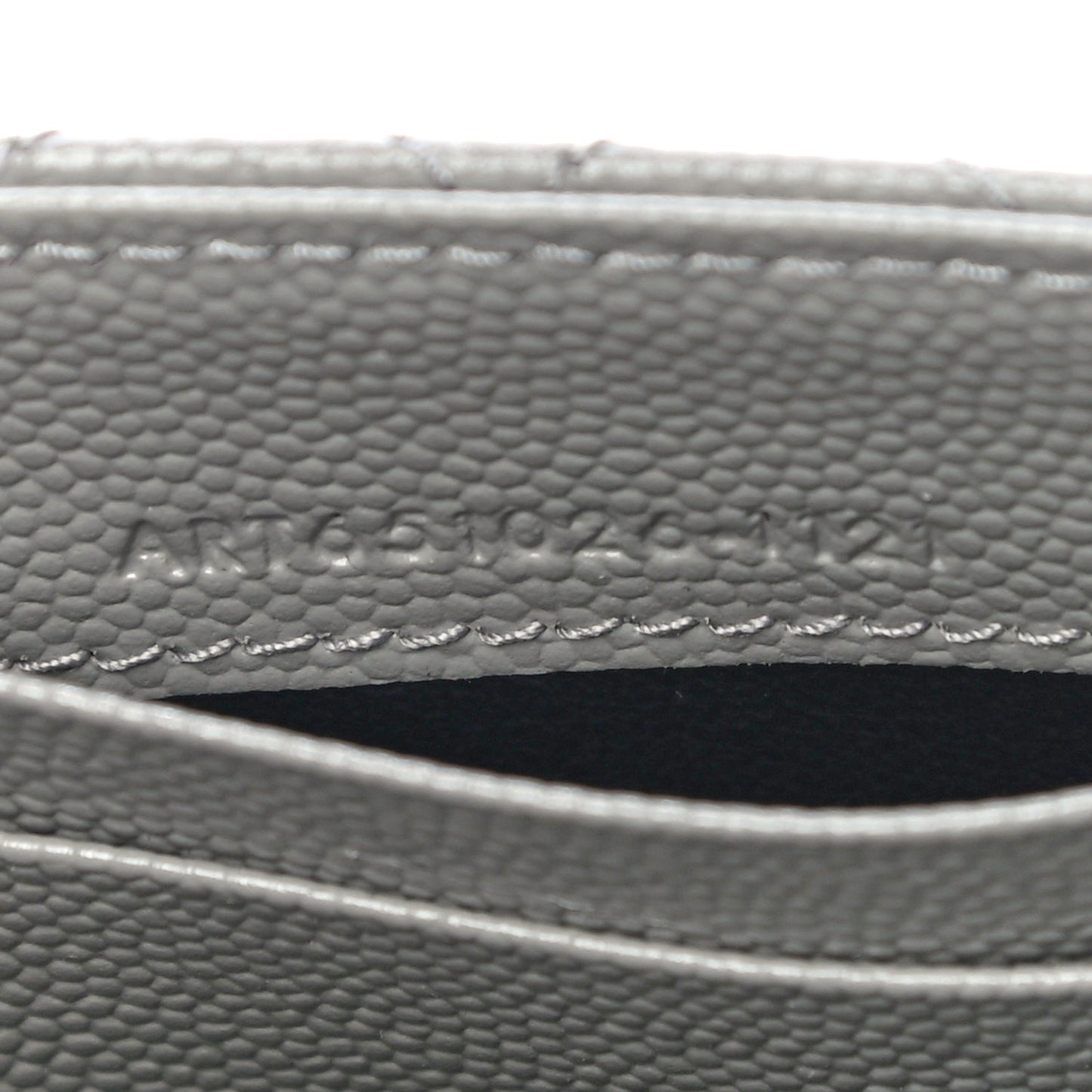Grain De Poudre Textured Mixed Matelasse Triquilt Small Monogram Envelope Wallet New Stone