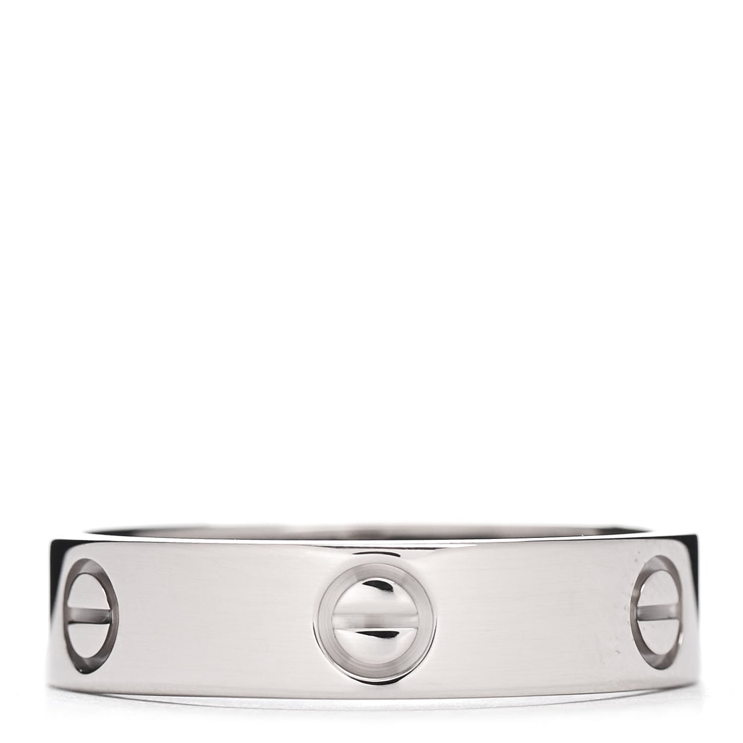 18K White Gold 5.5mm LOVE Ring 65 11
