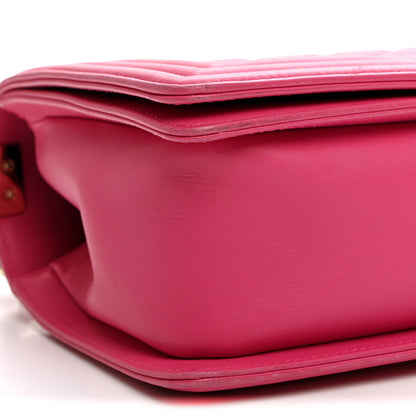 Chanel Lambskin Quilted Medium Boy Flap Pink 9 of 11
