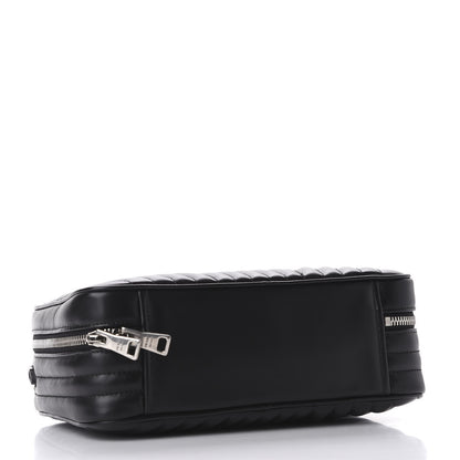 Prada Soft Calfskin Medium Diagramme Crossbody Bag Black 5 of 10