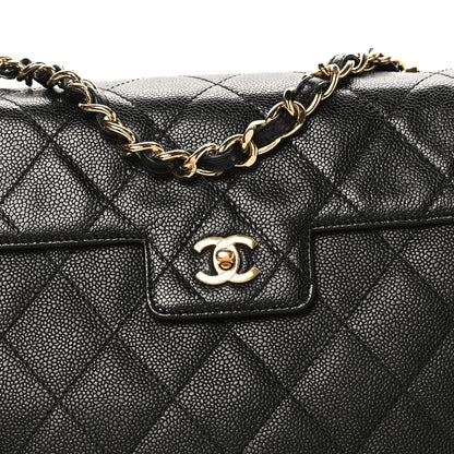 Chanel Caviar Quilted Single Flap Black 8 of 10