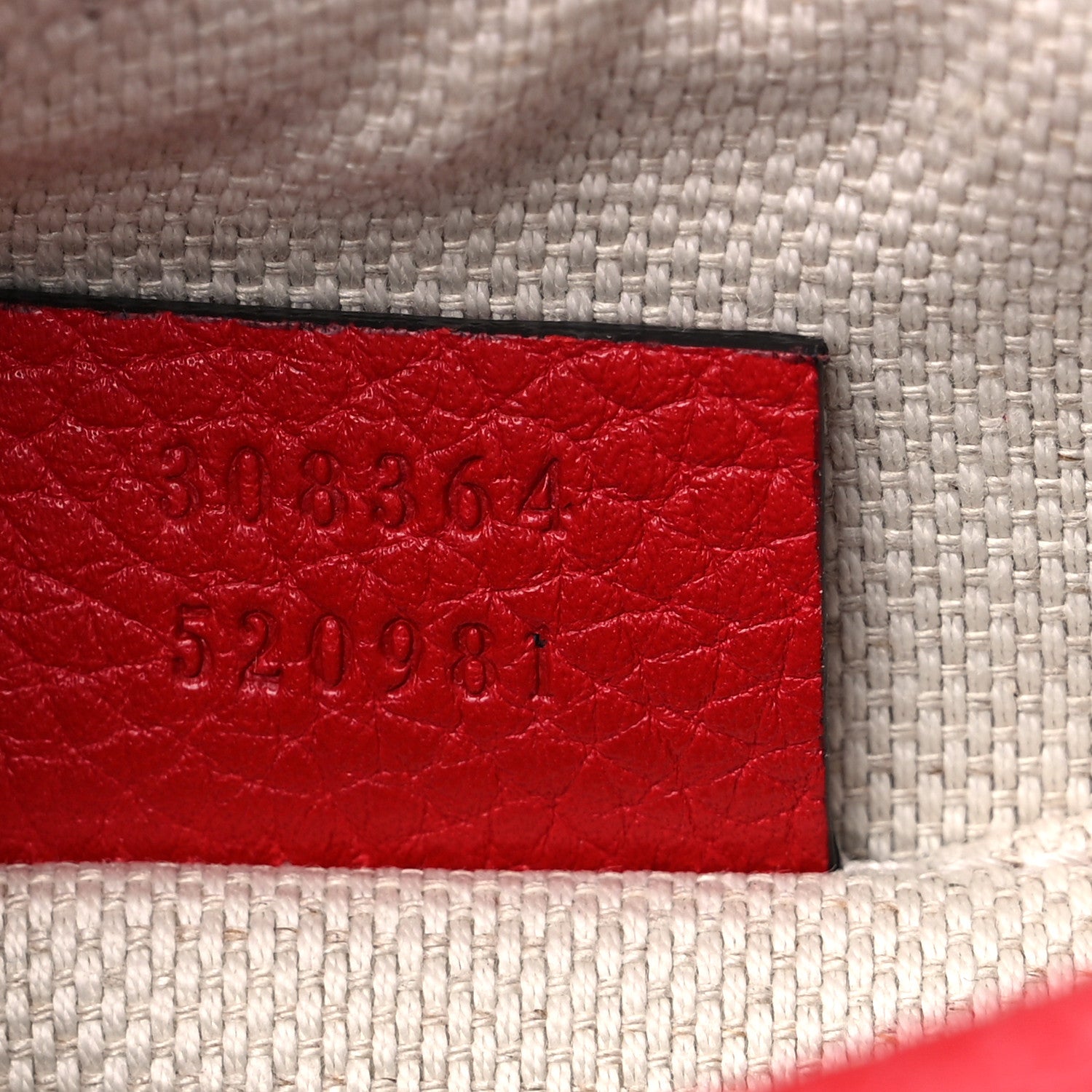 Gucci Pebbled Calfskin Small Soho Disco Bag Tabasco Red 7 of 11