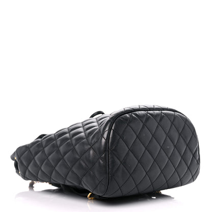Chanel Calfskin Quilted Small Urban Spirit Backpack Black 4 of 21