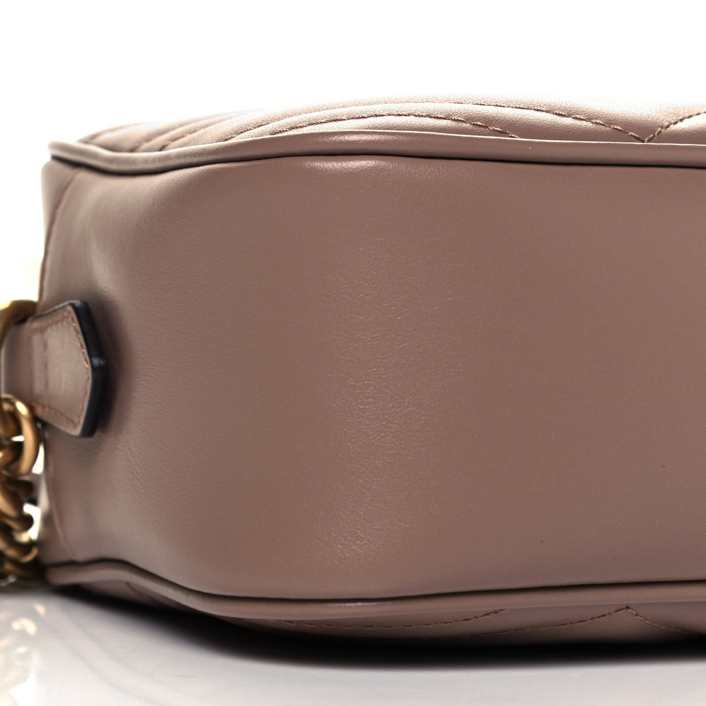 Calfskin Matelasse Small GG Marmont Chain Shoulder Bag Porcelain Rose