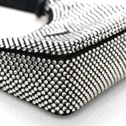 Prada Satin Crystal Mini Re-Edition 2000 Bag Cristal 9 of 12