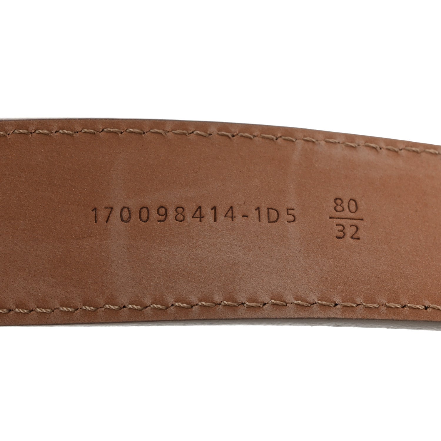 Fendi Vitello Dolce Belt 80 32 Tortora 3 of 7
