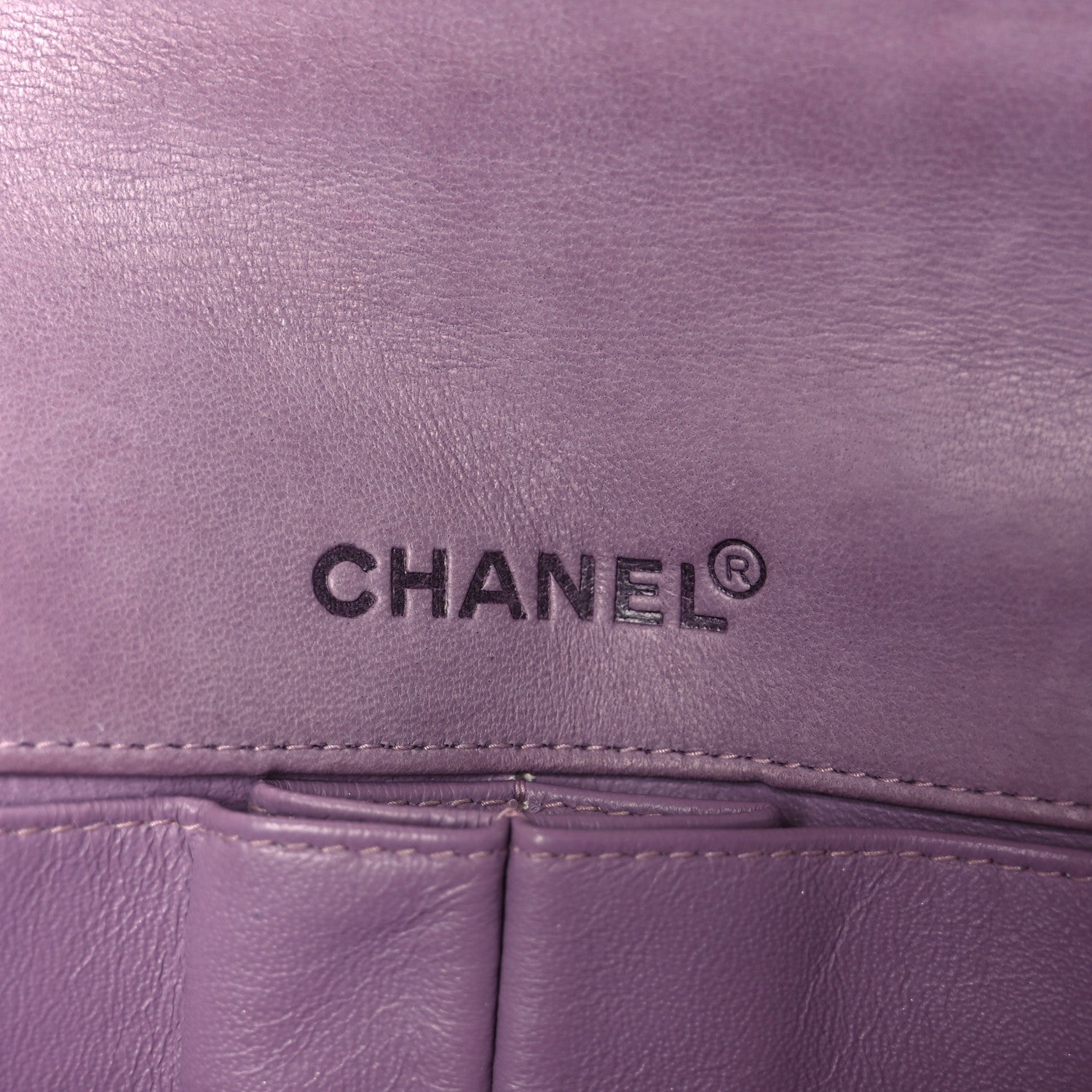 Chanel Patent Quilted East West Chocolate Bar Flap Light Purple 6 of 11