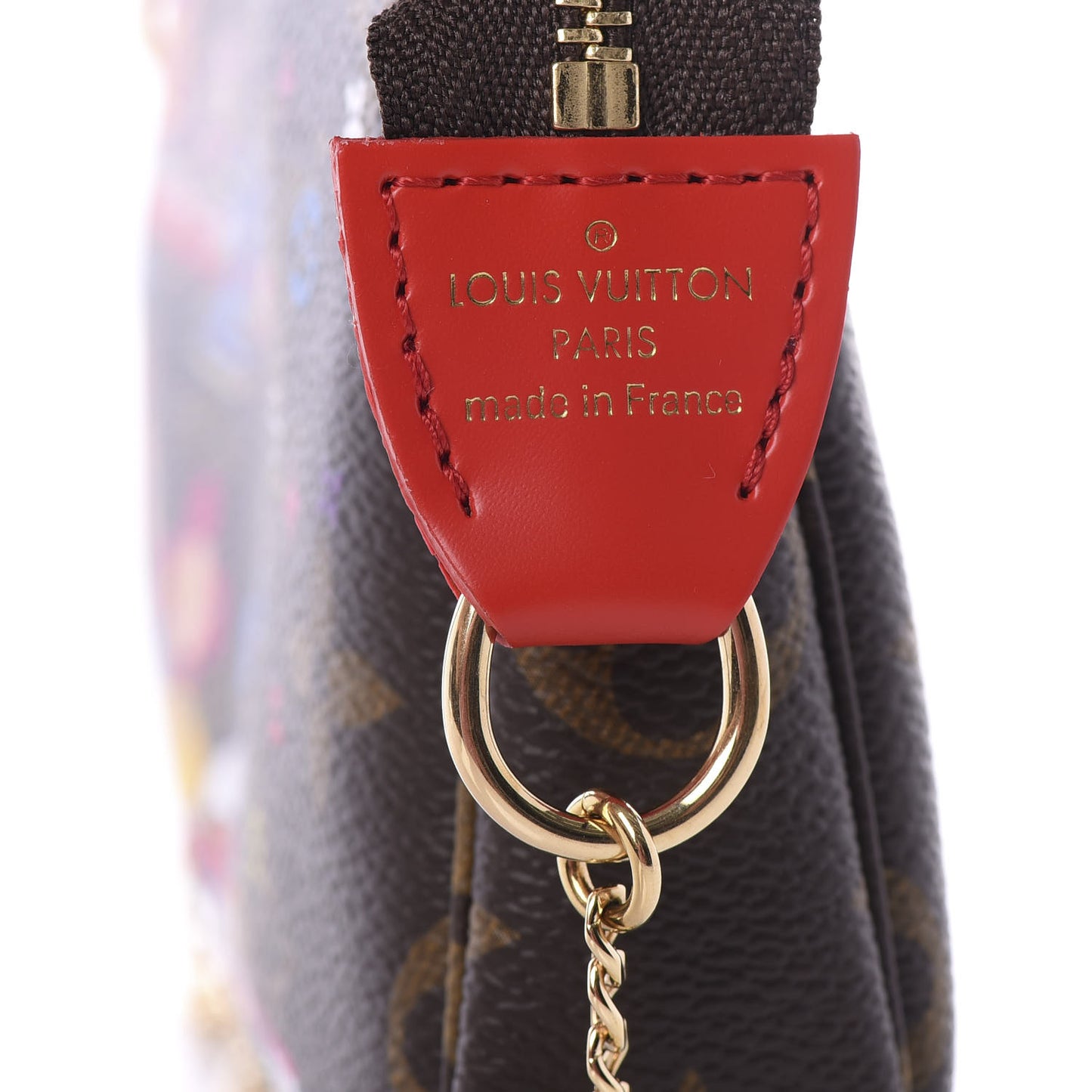 Monogram 2020 Christmas Animation Bumper Cars Mini Pochette Accessories Coquelicot