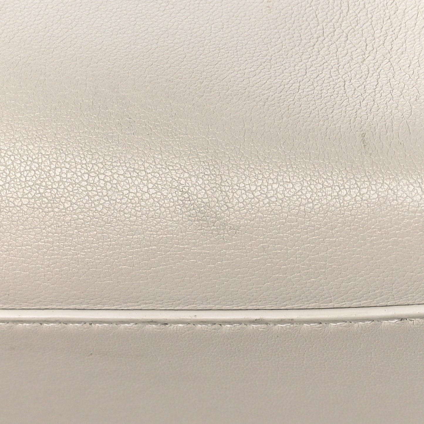 Nappa Lace Up Mini Peekaboo Iconic Satchel Bianco Carta