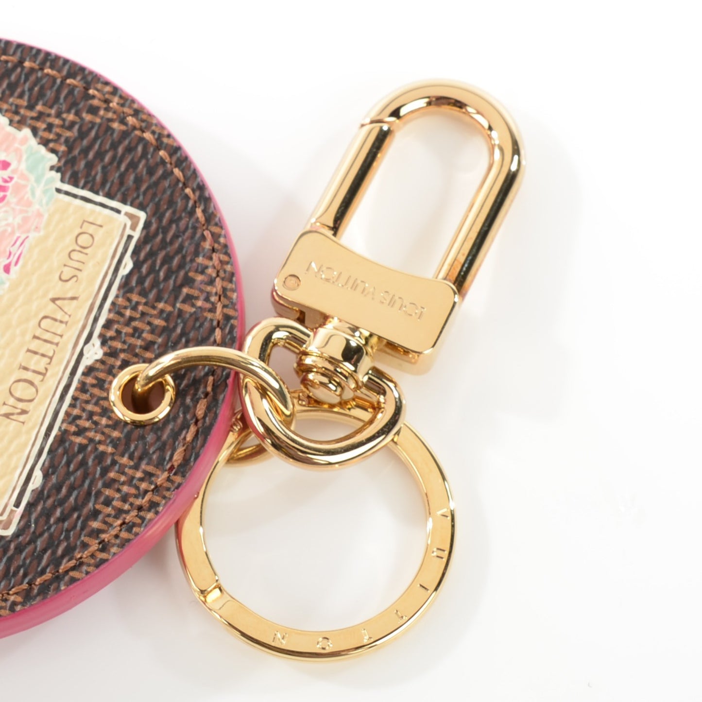 Damier Ebene Illustre Posies Bag Charm