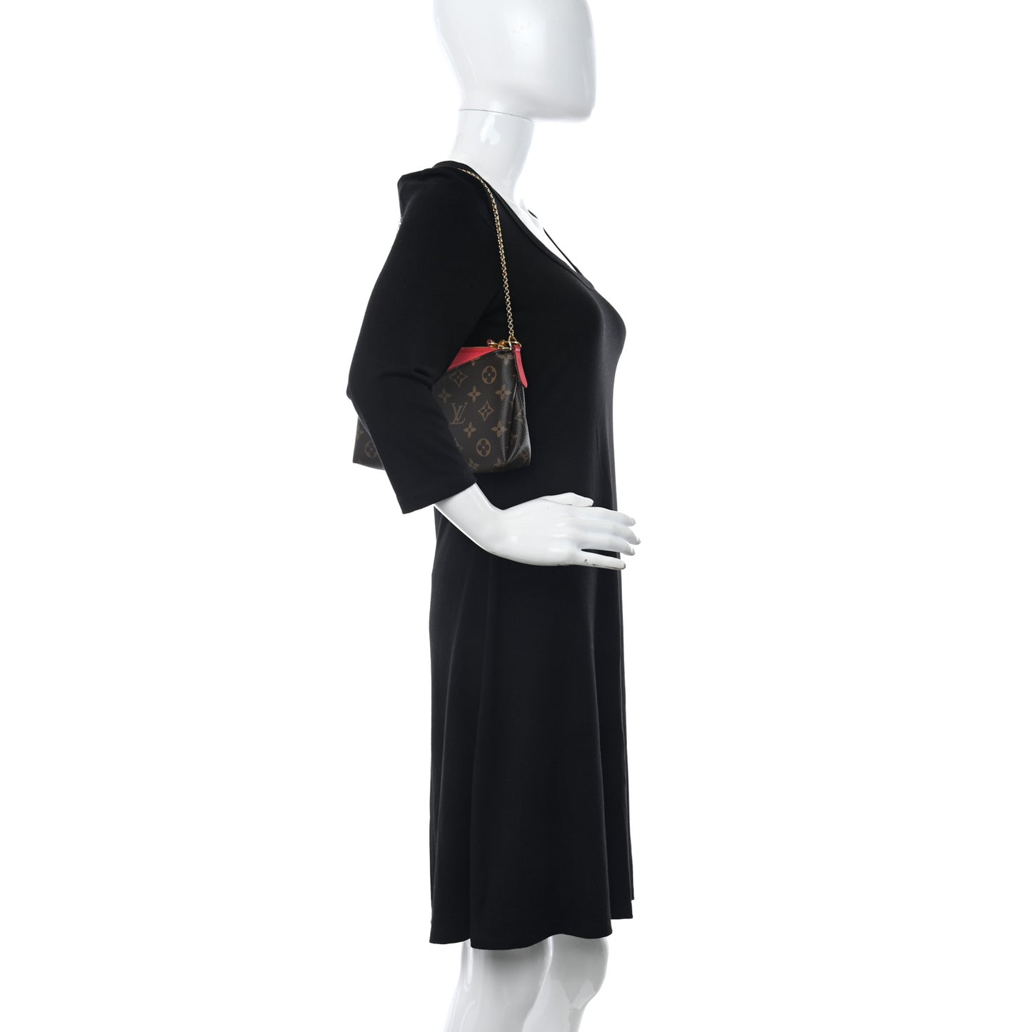 Monogram Pallas Clutch Cherry