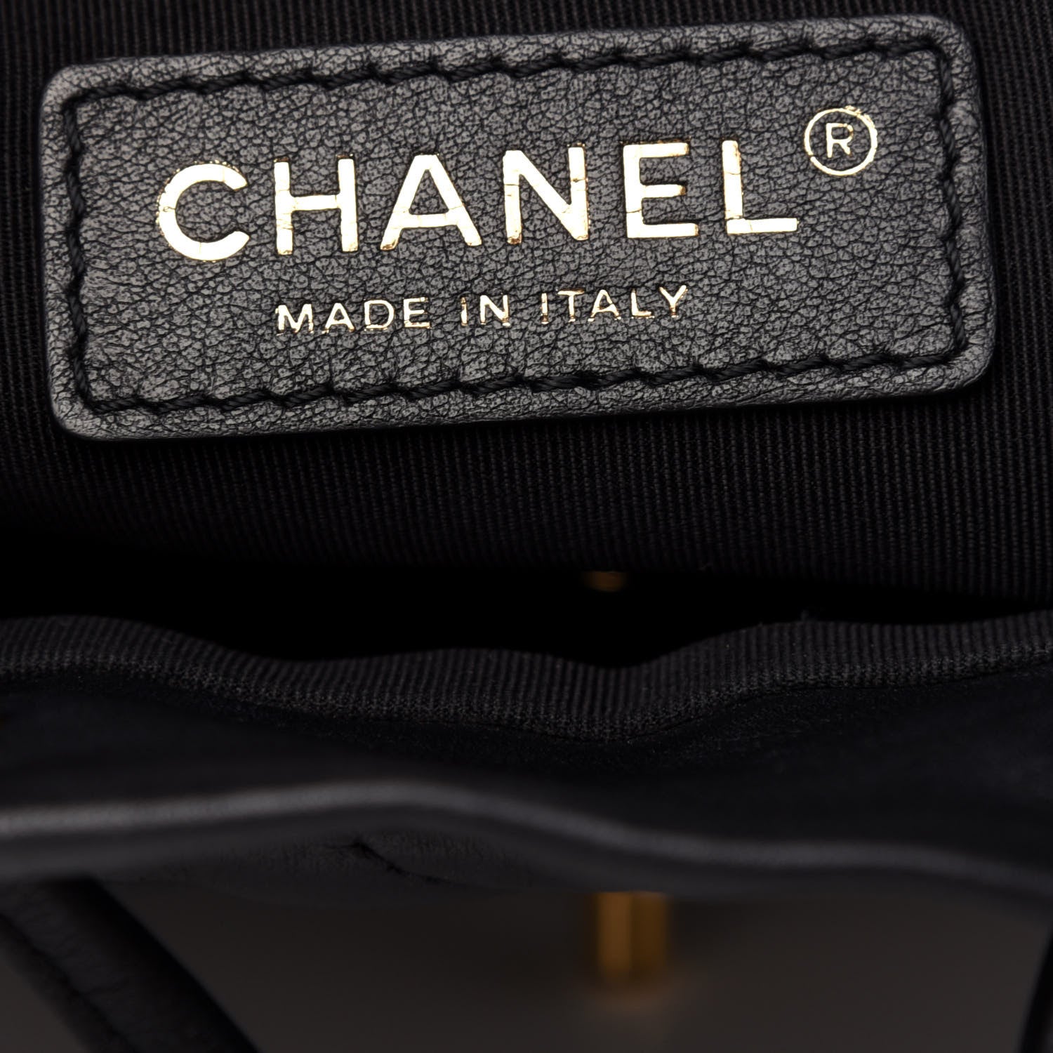 Chanel Calfskin Chevron Quilted Large Urban Spirit Backpack Black 6 of 10