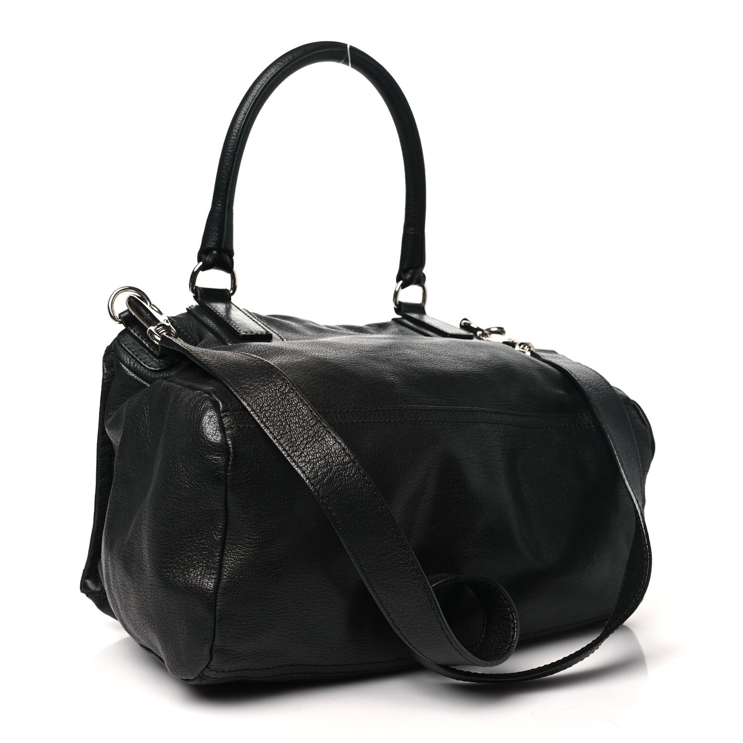 Sugar Goatskin Small Pandora Black